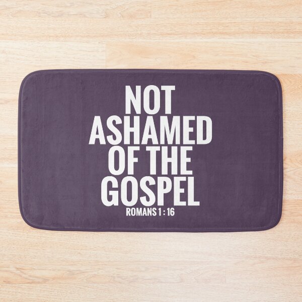Item preview, Not Ashamed Gospel Jesus Christ Bible faith cross designed and sold by ShiniKabuto.
