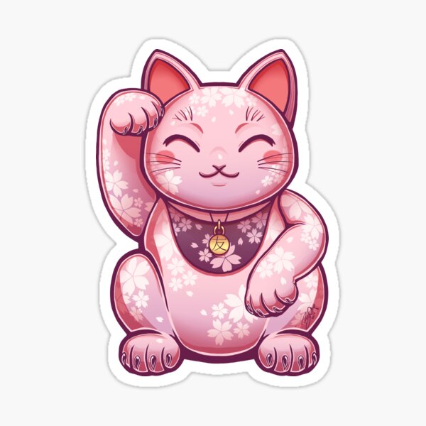 Item preview, Hanami Maneki Neko: Yuu (Friend) designed and sold by biimyselfandi.