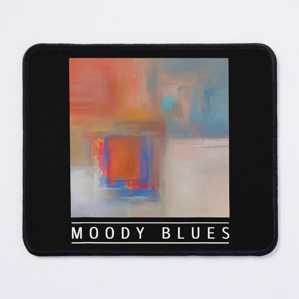 Item preview, MOODY BLUES (W) Abstract Art Design designed and sold by ArianneRoy.