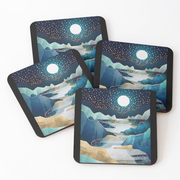 Item preview, Moon Glow Mounted Print designed and sold by ArianneRoy.