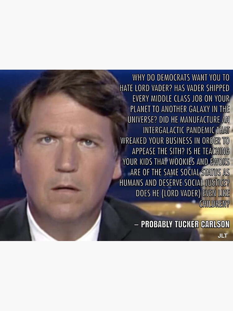 Artwork view, Probably Tucker Carlson designed and sold by LostScorpion