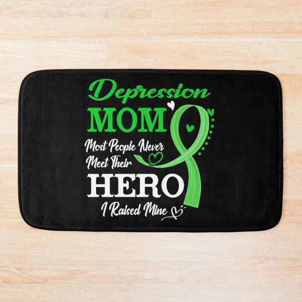 Item preview, Proud Depression Mom Most People Never Meet Their Hero I Raised Mine Depression Awareness designed and sold by Kohend.