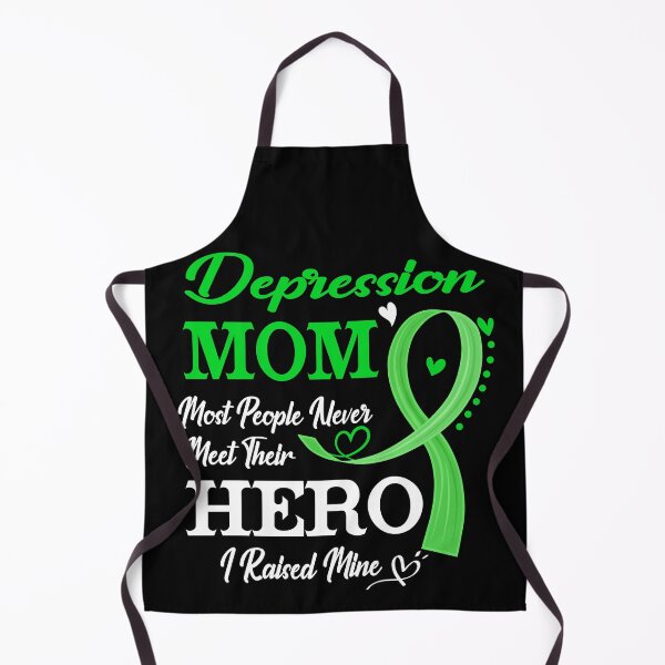 Item preview, Proud Depression Mom Most People Never Meet Their Hero I Raised Mine Depression Awareness designed and sold by Kohend.