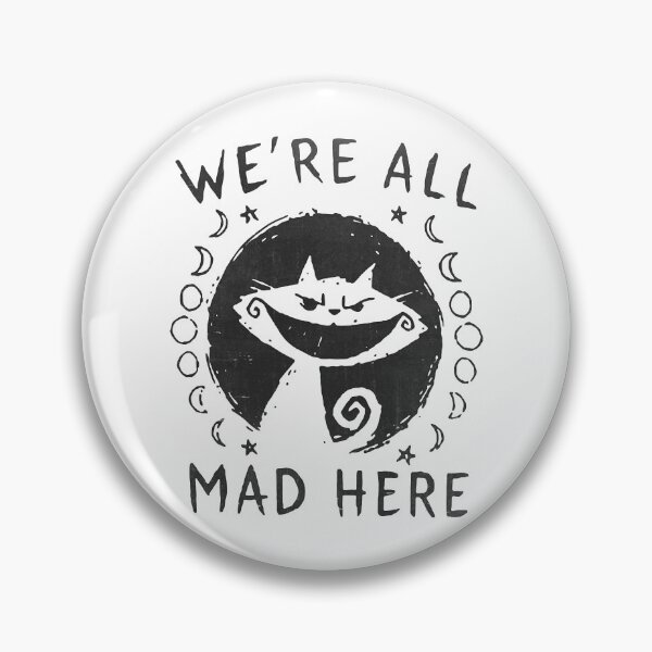 Item preview, Virtuoso Delicate Eye Magic Nice We'Re All Mad Here - Alice Cat Retro designed and sold by GrCharleRidgley.