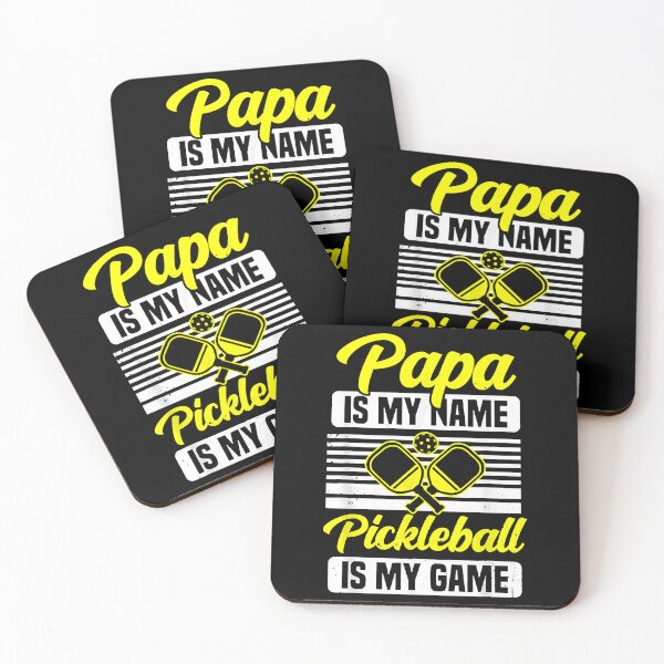 Item preview, Papa Is My Name Pickleball Is My Game Pickle Ball designed and sold by MubangKitama.