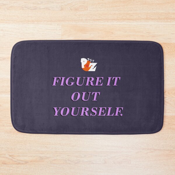 Item preview, Peezy317 “Figure It Out Yourself” Purple designed and sold by MubangKitama.