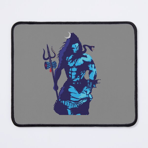 Item preview, Lord Shiva Art Angry Trishul Mahadev Maha Shivratri designed and sold by alltheprints.