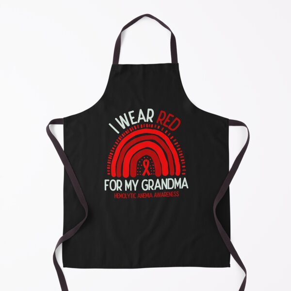 Item preview, Hemolytic Anemia Awareness I Wear Red For My grandma designed and sold by JokeGysen.