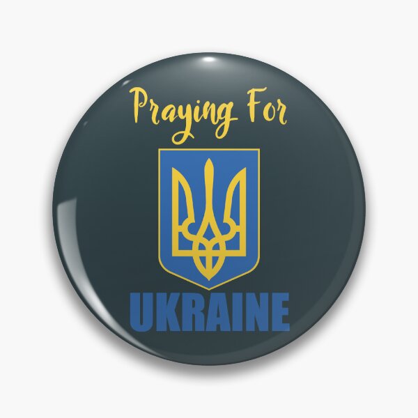 Item preview, Praying for Ukraine Emblem designed and sold by MubangKitama.