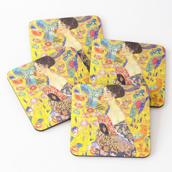 Item preview, Lady with Fan by Gustav Klimt designed and sold by SimpleJoyStyle.