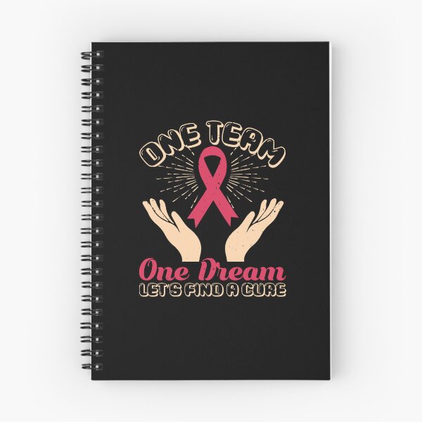 Item preview, One team one dream let's find a cure Cancer motivational saying designed and sold by GeneTonia0307.
