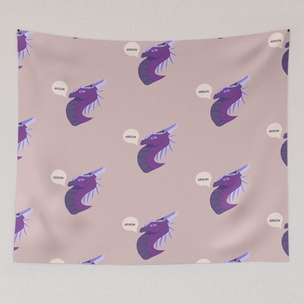Item preview, Lilac and Grey Arson Dragon designed and sold by ChaosDesigns12.
