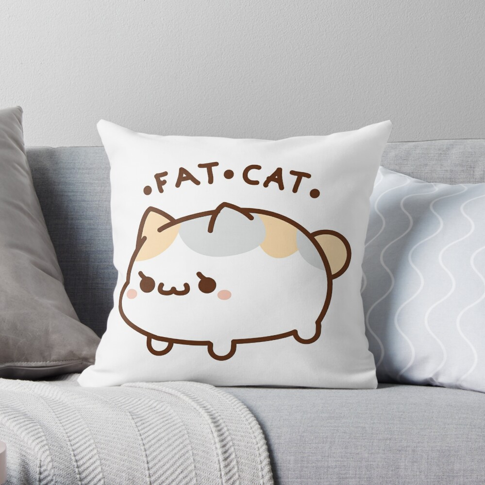 fat cat pillow