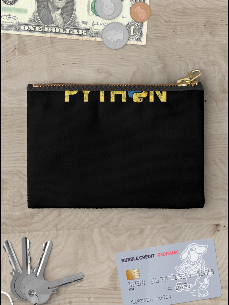 Thumbnail 3 of 4, Zipper Pouch, Python Programmer Retro Style  designed and sold by JennaroseSe.