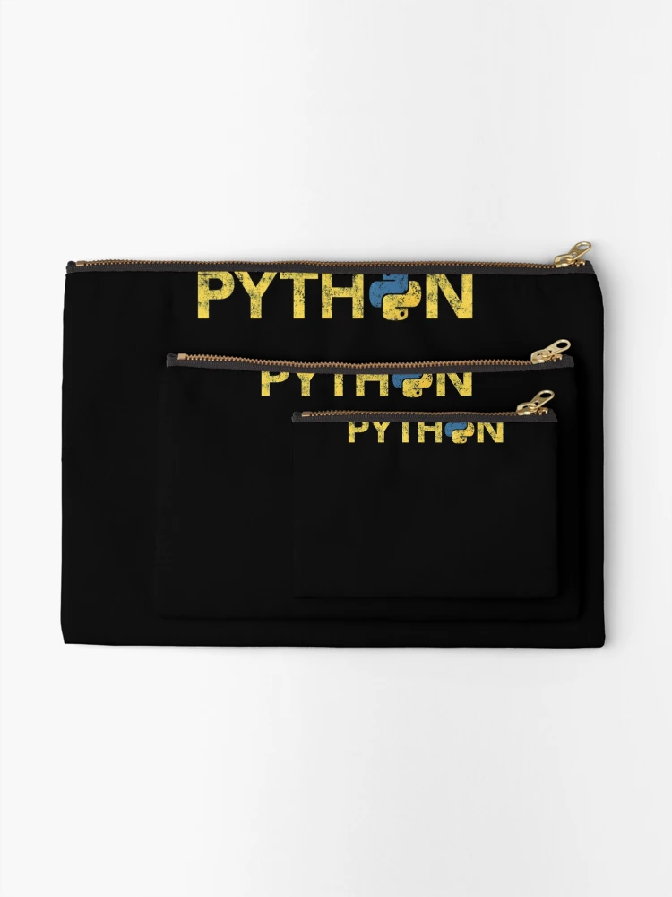 Thumbnail 2 of 4, Zipper Pouch, Python Programmer Retro Style  designed and sold by JennaroseSe.
