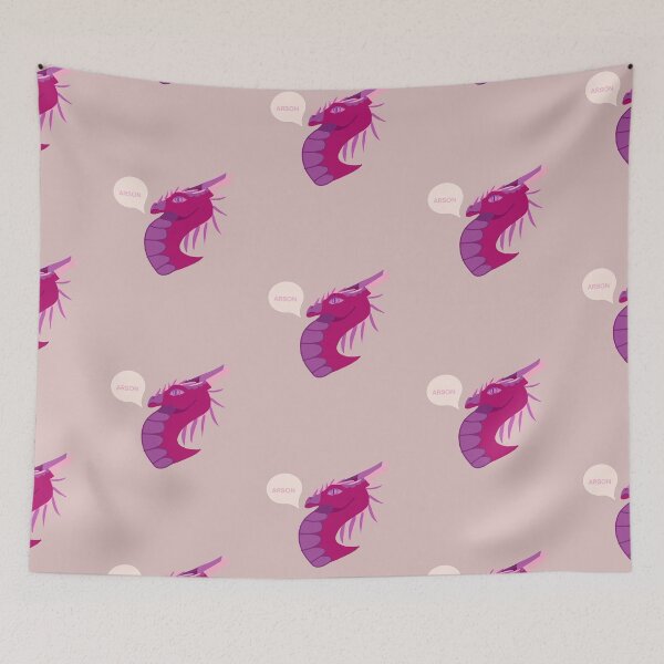 Item preview, Pink and Lilac Arson Dragon designed and sold by ChaosDesigns12.