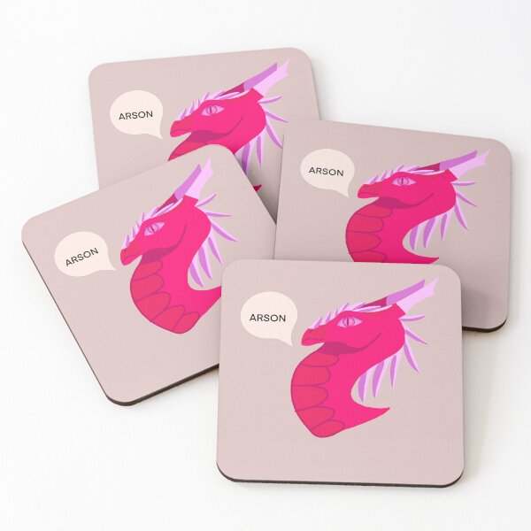 Item preview, Hot Pink Arson Dragon designed and sold by ChaosDesigns12.