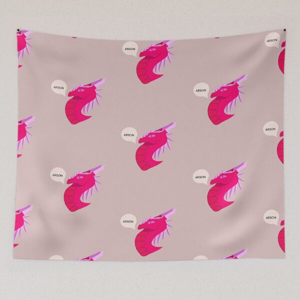 Item preview, Hot Pink Arson Dragon designed and sold by ChaosDesigns12.