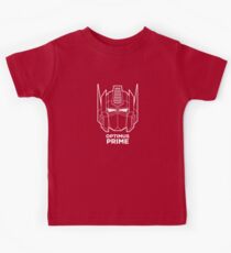 Optimus Prime - Outline version Kids Tee