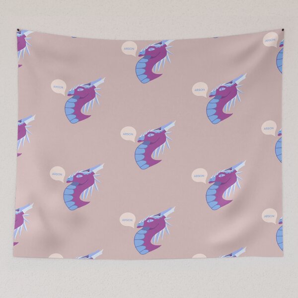 Item preview, Plum and Blue Arson Dragon designed and sold by ChaosDesigns12.