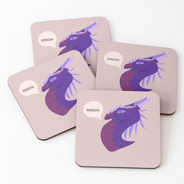 Item preview, Purple and Mauve Arson Dragon designed and sold by ChaosDesigns12.