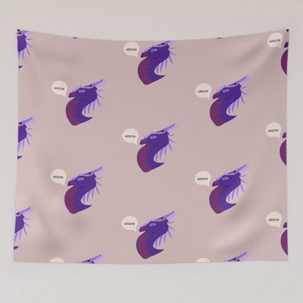 Item preview, Purple and Mauve Arson Dragon designed and sold by ChaosDesigns12.