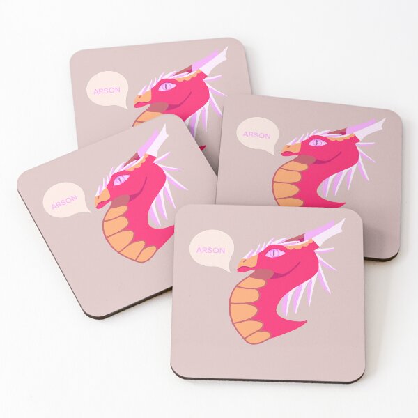 Item preview, Pink and Orange Arson Dragon designed and sold by ChaosDesigns12.