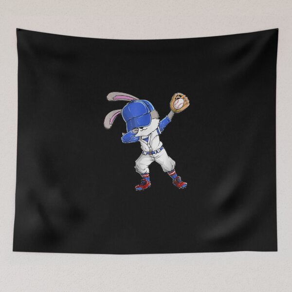 Item preview, Dabbing Bunny Easter Day Baseball Catcher Happy Easter designed and sold by RachelCine.