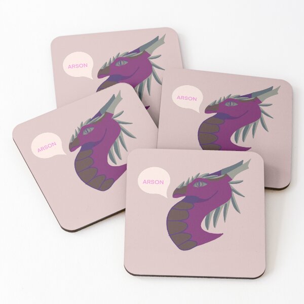 Item preview, Mauve and Brown Arson Dragon designed and sold by ChaosDesigns12.