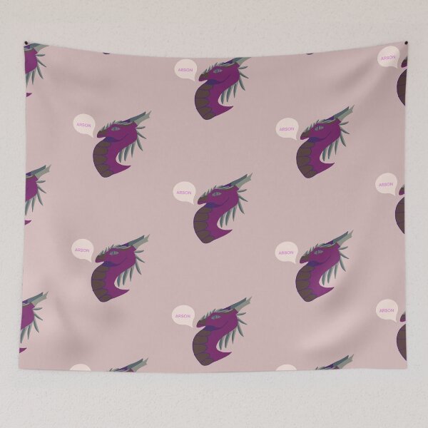 Item preview, Mauve and Brown Arson Dragon designed and sold by ChaosDesigns12.