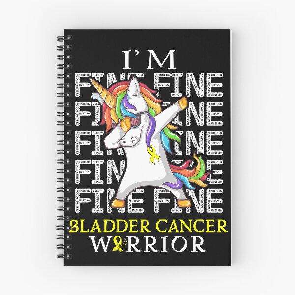 Item preview, Unicorn Bladder Cancer Warrior I'm Fine Bladder Cancer Awareness designed and sold by Hatjar.