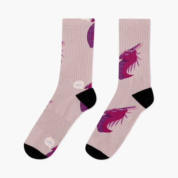 Item preview, Dark Pink and Mauve Arson Dragon designed and sold by ChaosDesigns12.