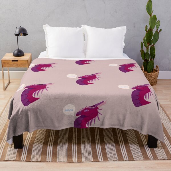 Item preview, Dark Pink and Mauve Arson Dragon designed and sold by ChaosDesigns12.