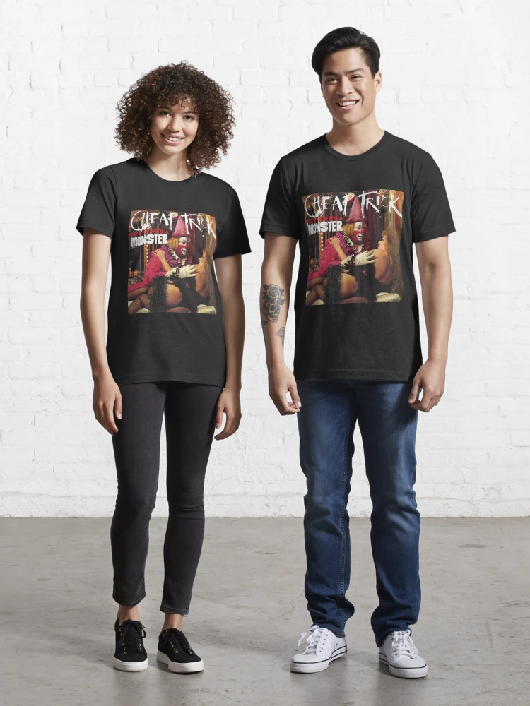 Vintage 90s CHEAP TRICK Woke Up With A Monster Band T-Shirt Cropped Double  Print