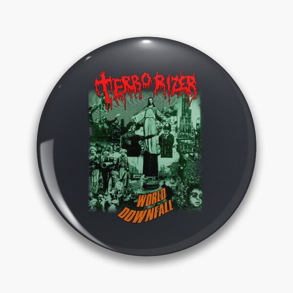 Item preview, World Downfall Terrorizer  Classic Old School Death Grind Metal designed and sold by flyin-dutchmans.
