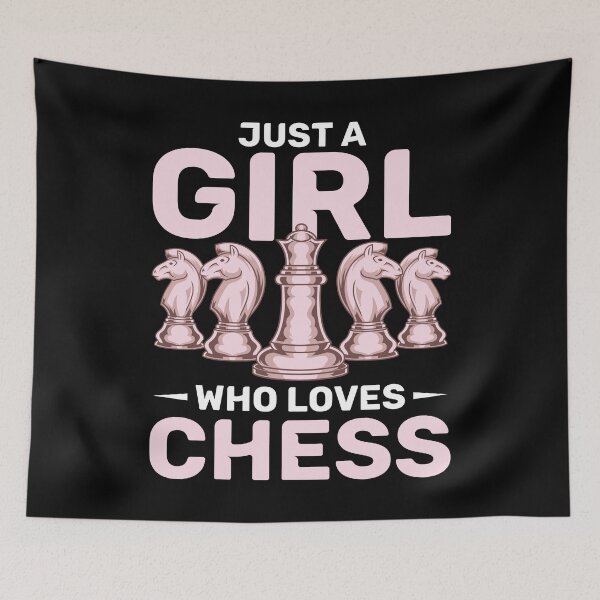 Item preview, Chessman Women Chess Player Girls Chess designed and sold by bestshirtdesign.