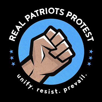 Artwork thumbnail, Real Patriots Protest - Unify. Resist. Prevail. Dark Variant by realpatriots