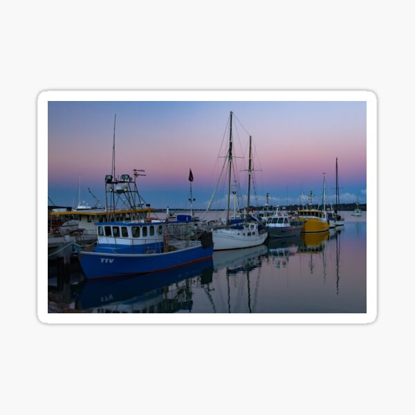 Amazing colours of St Helens, Tasmania Sticker