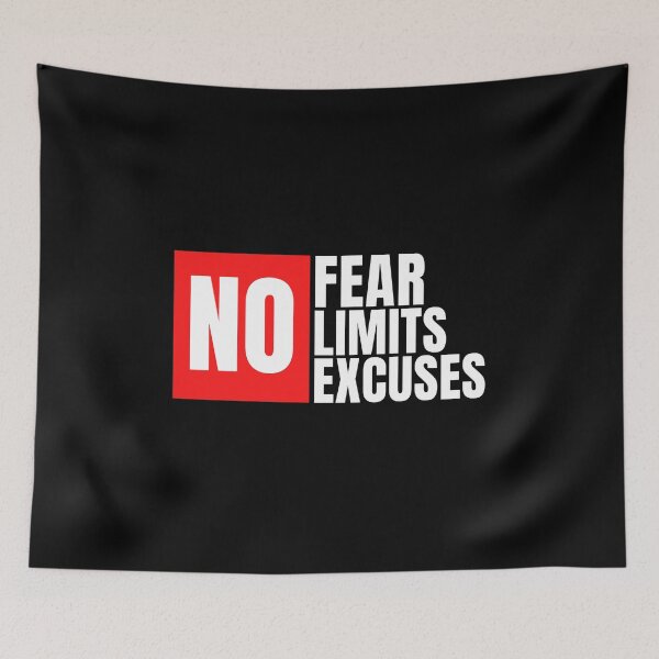 Item preview, NO Fear No Limits No Excuses designed and sold by GeeHanz.