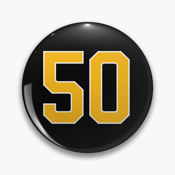 Item preview, Yellow Number 50 lucky sports jersey fifty designed and sold by HeavyStyle.