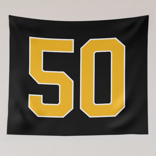 Item preview, Yellow Number 50 lucky sports jersey fifty designed and sold by HeavyStyle.
