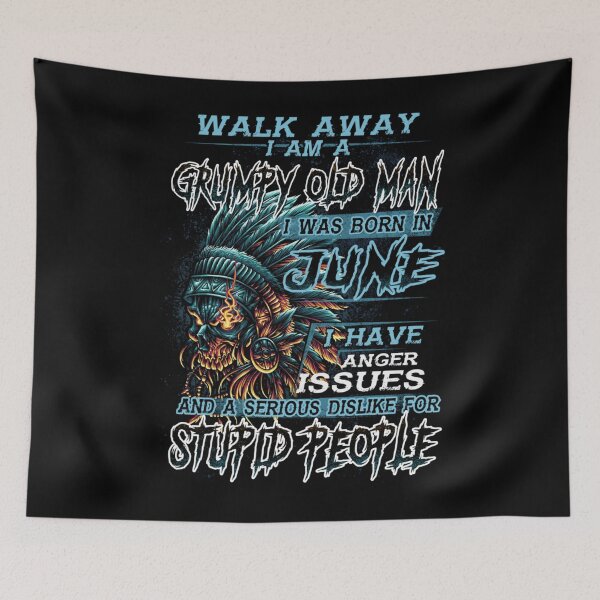 Item preview, Walk Away Im A Grumpy old man I Was born in June designed and sold by TamYork.