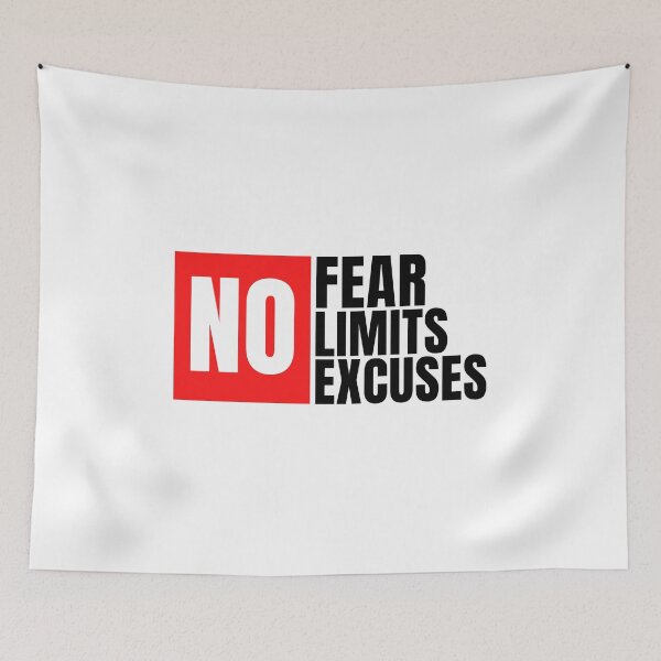 Item preview, NO Fear No Limits No Excuses designed and sold by GeeHanz.