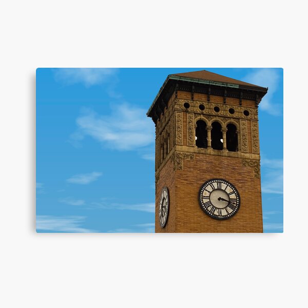 Tacoma Clock Tower Canvas Print