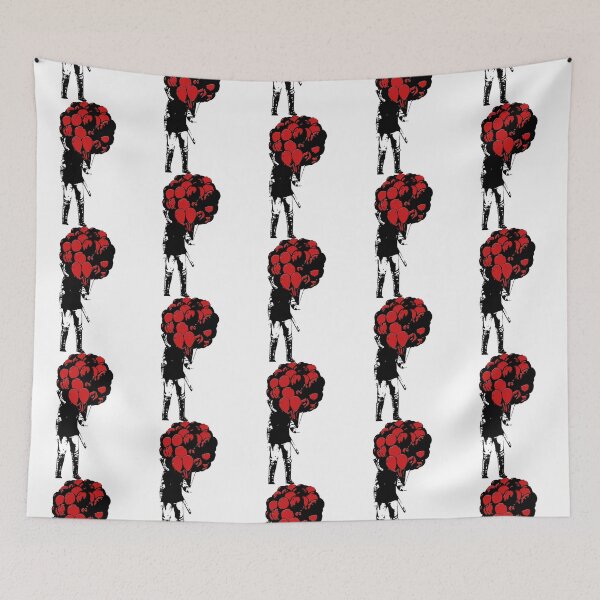 Item preview, La fete est finie banksy like  classique designed and sold by FossImagesArt.