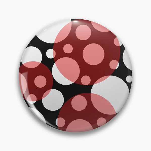Item preview, red white and black polka dot pop art designed and sold by pauloneill-art.