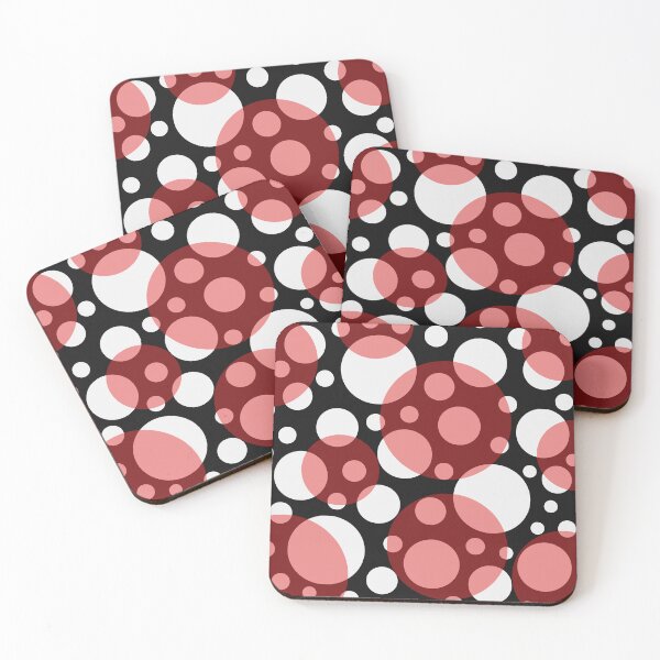 Item preview, red white and black polka dot pop art designed and sold by pauloneill-art.
