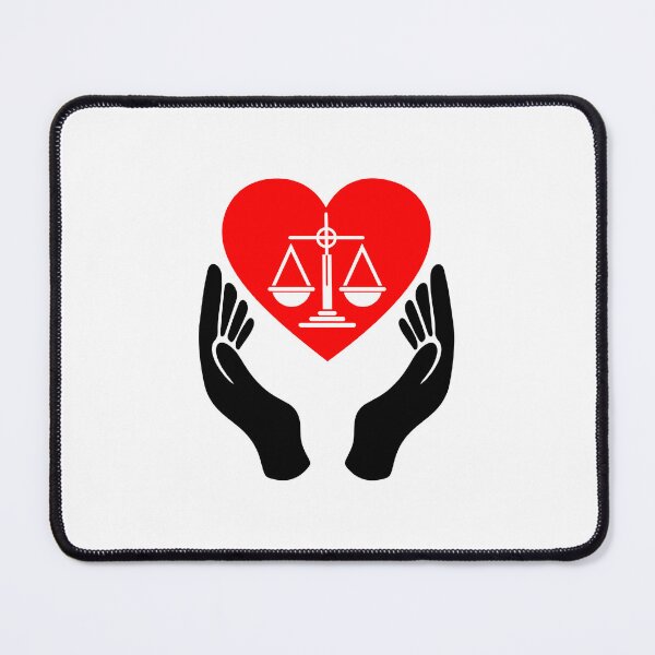 Item preview, Justice, Love, Hands, Heart, Fair, Impartial, Righteousness, Fair, Merciful. designed and sold by Isheshop.