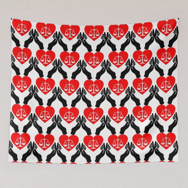 Item preview, Justice, Love, Hands, Heart, Fair, Impartial, Righteousness, Fair, Merciful. designed and sold by Isheshop.
