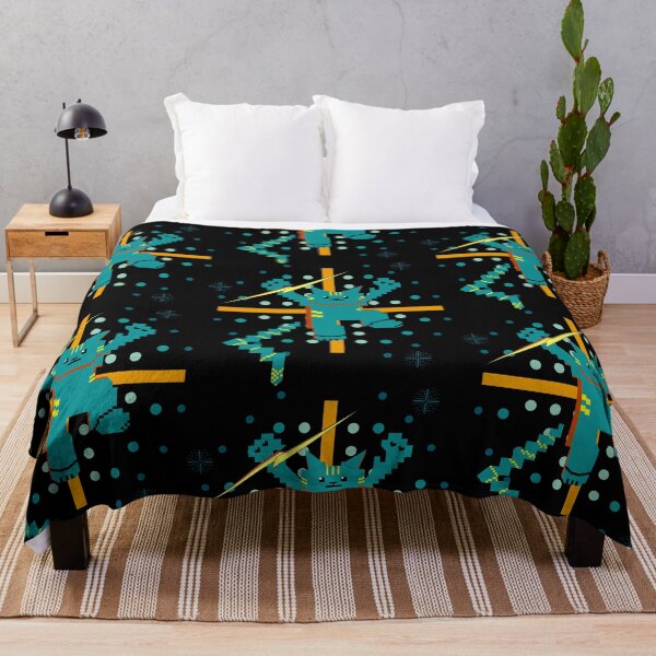 Item preview, Cat Lightning Retro Gaming Dark Teal designed and sold by HCreatives.